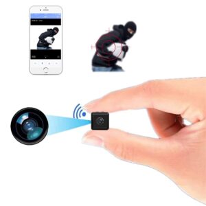 Enzeno Mini Spy Camera Hidden WiFi Wireless Small Video Camera Full HD 1080P Nanny Cam Night Vision Secret Surveillance Cameras