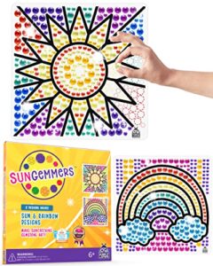 SUNGEMMERS Suncatcher Diamond Art Painting Craft Kits for Kids Age 6-12