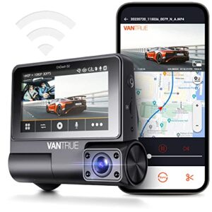 VANTRUE S2 Dual 2.5K Dash Cam WiFi GPS Touch Screen