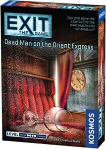 Thames & Kosmos - EXIT: Dead Man on the Orient Express - Level: 4/5 - Unique Escape Room Game - 1-4 Players - Puzzle Solving Strategy Board Games for Adults & Kids