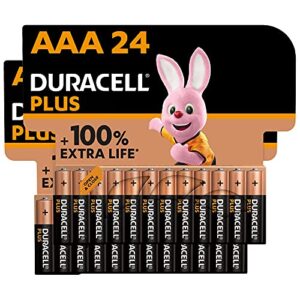 Duracell Plus AAA Alkaline Batteries [Pack of 24]
