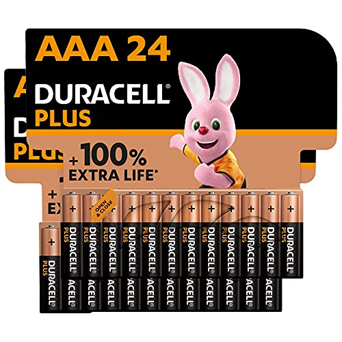 Duracell Plus AAA Alkaline Batteries [Pack of 24]