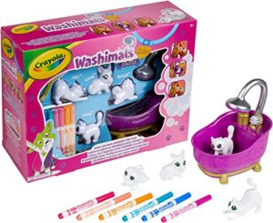 Crayola Washimals Colour and Wash Pets Playset - Creative Colouring Crafts Kit