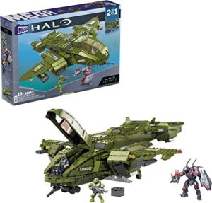 MEGA Halo Pelican Inbound vehicle Halo Infinite Building Set with Master Chief character figure