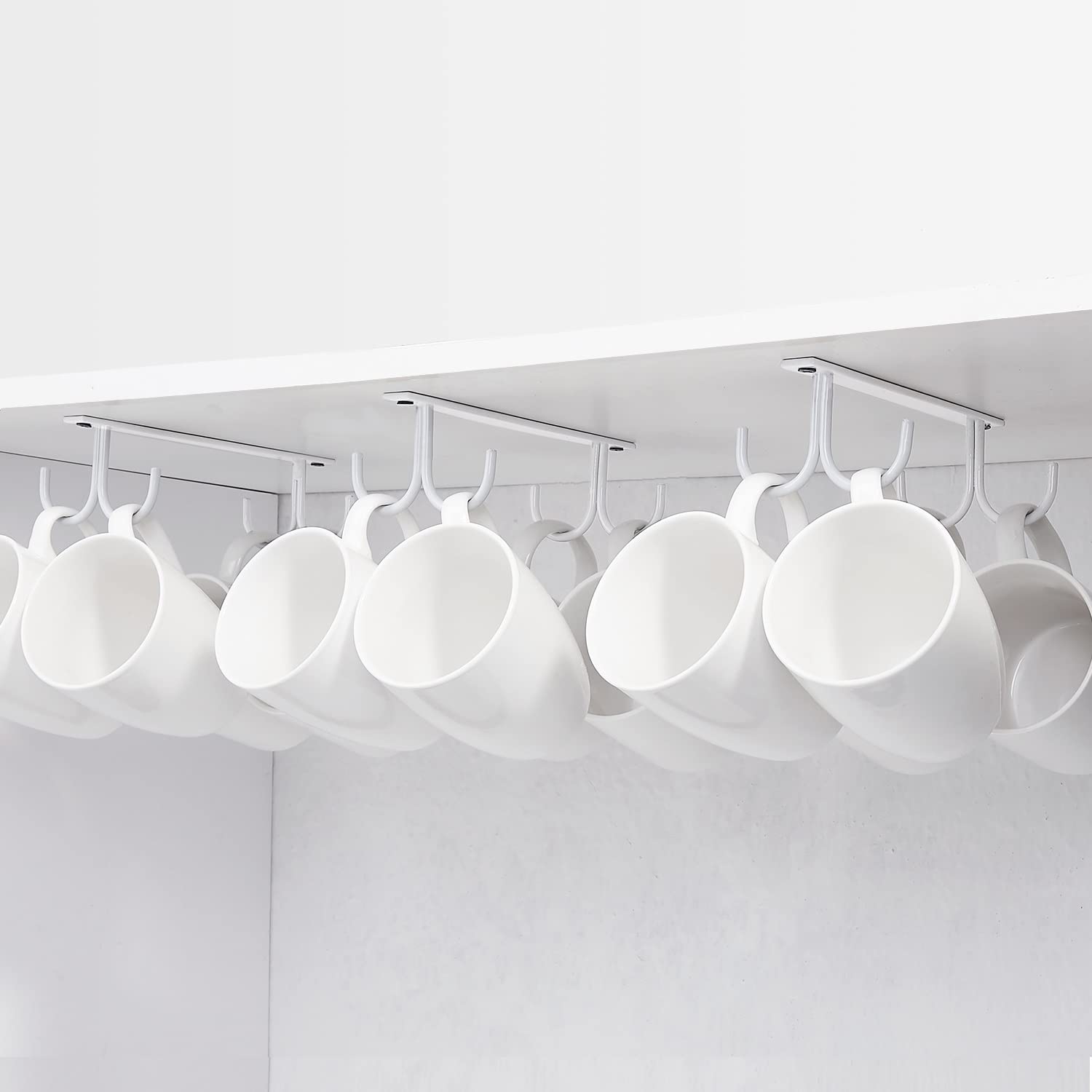 FOMANSH Mug Rack Under Cabinet - Coffee Cup Holder