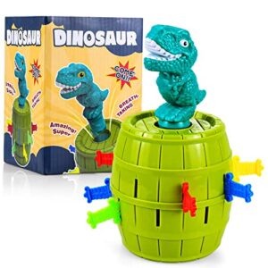 CARROUSEL Pop Up Dinosaur Toys for 3-8 Year Old Boys Girls
