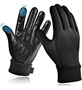 Winter Thermal Outdoor Kids Gloves - Sport Waterproof Non-slip Touchscreen Running Gloves Windpro...