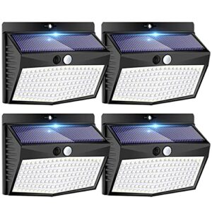 4 Packs Solar Security Lights Outdoor Motion Sensor