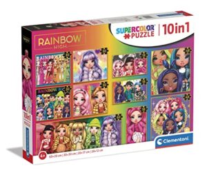 Clementoni 20273 Supercolor 10 in 1 Rainbow High (3x18