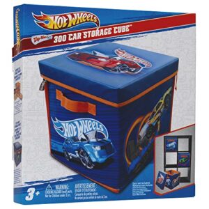 Hot Wheels A1686XX PETERKIN ZipBin Storage for 300 Cars and playmat | Toy Cars & Motors | Ages 3 Cube