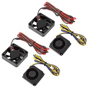 Sovol Creality Ender 3 Original 4010 Fans 40x40x10MM DC 24V Extruder Hot End Fan and DC 24V Turbo Fan for Ender 3 3D Printe