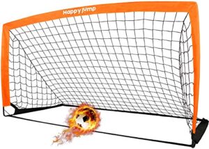 Happy Jump Football Goal Pop Up Football Net Post for Garden Training Festive Gif