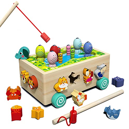 Wooden Montessori Toys for 1 2 3 4 Year Old Toddlers Girl and Boy