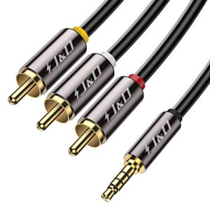 J&D 3.5mm to RCA AV Cable