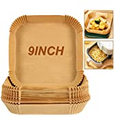 BYKITCHEN 100pcs Air Fryer Liners for Ninja Dual, Air Fryer AF300UK AF400UK Accessories, Disposab...