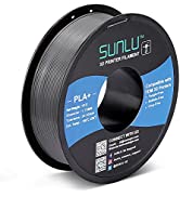 SUNLU PLA+ Filament 1.75mm for 3D Printer & 3D Pens, 1KG (2.2LBS) PLA+ 3D Printer Filament Tolera...