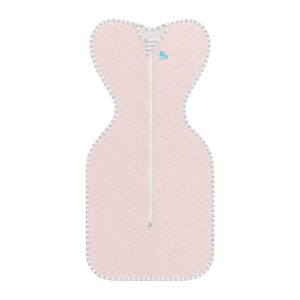 Love to dream Swaddle Up Bamboo - Baby Unisex Arms Up Hip-Healthy Twin Zipper Swaddle Viscose from Bamboo Blend Wave Dot Print Pink Newborn…