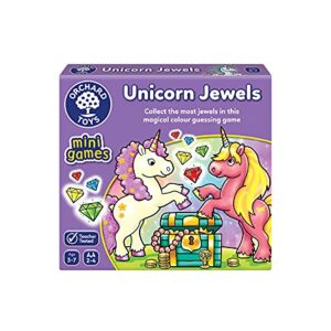 Orchard Toys Unicorn Jewels Colour Matching Travel Games for Learning Colours