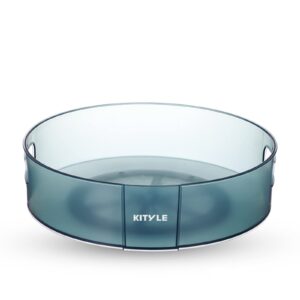 Kityle Lazy Susan Turntable Cupboard Organiser - Multifunctional Non-Slip Spice Rack for Kitchen Storage and Organisation