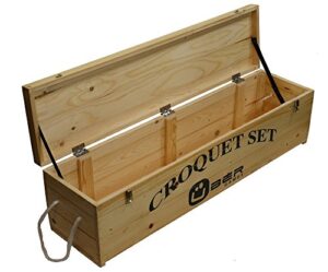 Uber Games Wooden Croquet Box - 4 Player Box