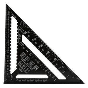 12 Inch Layout Tool Aluminum Alloy Triangle Square Ruler Precision Engineer Carpenter Measuring Tool