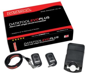Datatool Evo Plus - Advanced Motorcycle & Scooter Alarm/Immobiliser System with Movement Sensor