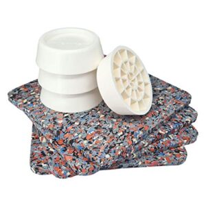 Anti-vibration Washing Machine Dryer Mat Universal and Anti Vibration Damper Set of 4
