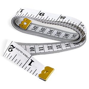 Double Sided Body Measuring Tape - Pack of 1 Premium Flexible Fabric Tape For Body Measurements