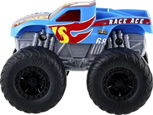 Hot Wheels Monster Trucks Roarin’ Wreckers Race Ace Truck with Lights & Sounds