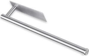 Kitchen Roll Holder Under Cabinet-Toilet Roll Holder Self Adhesive Stainless Steel Paper Roll Holder Kitchen Towel Holders Wall Mounted-30cm Usable Length