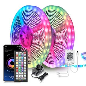 Mexllex LED Strip Lights 30m (2 Rolls of 15m) Ultra-Long LED Lights Strip Music Sync