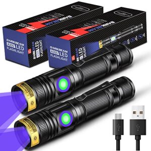 DARKBEAM UV Light Torch Ultraviolet Flashlight Rechargeable 365nm