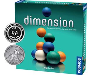 Thames & Kosmos | 692209 | Dimension | The Spherical Stacking Dimensional Game | Family Board Game | 2-4 Players | Ages 8+