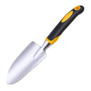 Garden Trowel Hand Weeder Tools Hand Shovel with Soft Rubberized Non-Slip Ergonomic Handle for Planting Transplanting