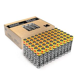 KODAK AAA Batteries 60 Pack - With 10 Years Shelf Life Long Lasting Alkaline Power Triple A Battery Pack