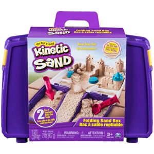 Kinetic Sand Folding Sandbox comes with 2LBS of Non-Toxic Play Sand