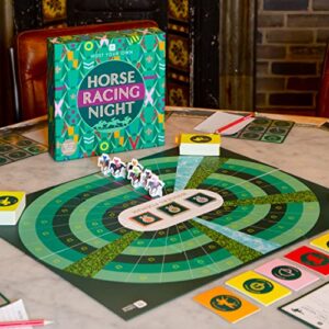 Talking Tables Horse Racing Board Game for Family Games Night | Riding Jockey