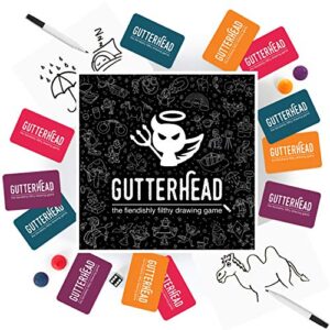 Gutterhead - the Fiendishly Filthy Drawing Game - The Adult Board Game of Hilariously Dirty Doodles from the makers of Beat That! - Fun Party Game for Adults
