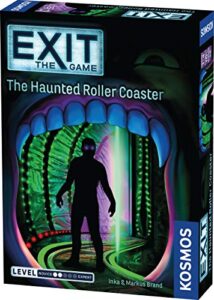 Thames & Kosmos - EXIT: The Haunted Roller Coaster - Level: 2/5 - Unique Escape Room Game - 1-4 Players - Puzzle Solving Strategy Board Games for Adults & Kids