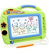 AiTuiTui Magnetic Drawing Board Travel Size, Erasable Doodle Sketching Writing Board Pad Travel G...