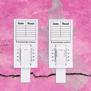 Expert Accessories Crack Monitor | appraiser equipment | Gap ruler & measuring tools for real estate appraisal | Damage assessment of buildings with expansion joints