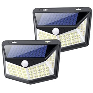 HETP Solar Lights Outdoor 164 LED