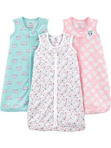 Simple Joys by Carter's Baby Girls' Cotton Sleeveless Sleeping Bag Wearable Blanket