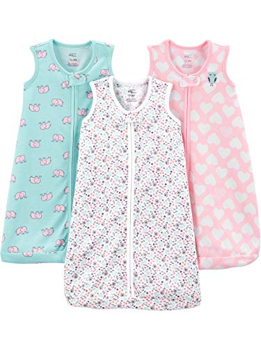 Simple Joys by Carter's Baby Girls' Cotton Sleeveless Sleeping Bag Wearable Blanket