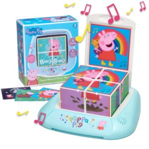 WOW! STUFF Peppa Pig Musical Puzzle Blocks | Pre-School Learning Toy That Plays 6 Nursery Rhyme Songs | for Toddlers Both Girls and Boys 2