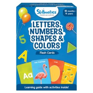 Skillmatics Thick Flash Cards for Toddlers - Letters