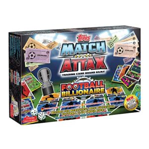 Football Billionaire Match Attax Edition Family Board Game For Kids and Adults | Ages 6+ | A Trading & Family Strategy Game for 2-6 Players
