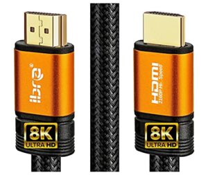 8K HDMI Cable 0.75M HDMI Lead-Ultra High-Speed 48Gbps HDMI 2.1 Cord 8K@60Hz 4K@120Hz Support Fire TV
