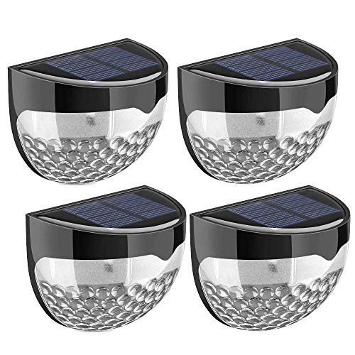 GloBrite Solar Fence Lights | Decorative Garden Light | Outdoor Wall Light Led