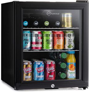 Subcold Super50 LED – Mini Fridge Black | 50L Beer
